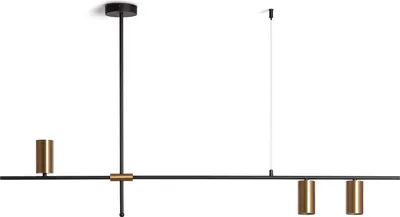 Produktbild von Pendelleuchte Metall Auzoa Gold