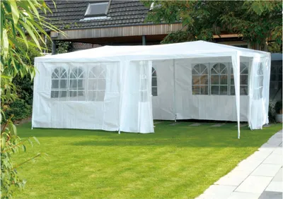 Obrázok produktu pre Lifetime Garden Lifetime záhradný párty stan - 6 bočných stien - s oknami - 3 x 6 m - biely