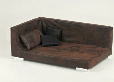 Produktbild von Hundebett Hundesofa Hundekorb Katzensofa Boomer braun/schwarz