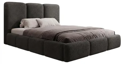 Obrázek produktu pro Čalouněná postel DreamLux Capri 180 x 200 cm s roštem a úložným prostorem látka Abriamo 8, Obrázek vytvořený pomocí AI