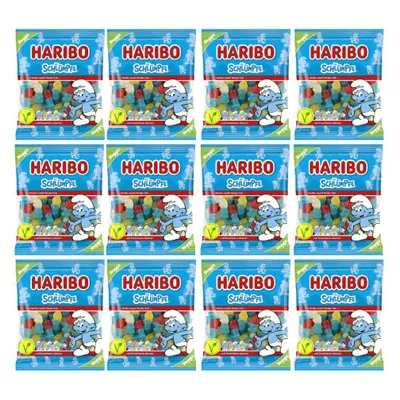 Produktbild von Schlumpf-Gummibärchen 175 g – Haribo – 12er-Pack