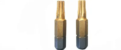 Produktbild von Bit Titan Torx 2 Stück, Größe:TX 10 x 30 mm