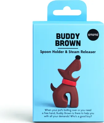 Produktbild von OTOTO - Buddy Topfwächter und Löffelhalter dunkelbraun
