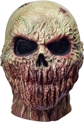 Immagine prodotto di Maschera horror da zombie, vecchio, per Halloween, novità - Costume, festa, maschera in lattice a copertura dell'intero viso