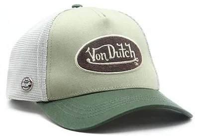 Obrázek produktu pro Kšiltovka Von Dutch, model Baseball, barva hnědá/šedá