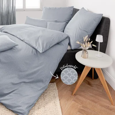 Produktbild von Janine Interlock Jersey Bettwäsche Classic 59001 Kissenbezug einzeln 80x80 cm platin