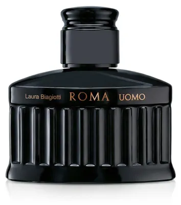 Obrázek produktu pro Laura Biagiotti Roma Uomo Nero Estremo, Pánské, 75 ml, Tekutý parfém, Sprej, ALCOHOL DENAT., AQUA (WATER), PARFUM (FRAGRANCE), TETRAMETHYL ACETYLOCTAHYDRONAPHTHALENES,..., 1 kusů