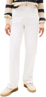 Productafbeelding van Tommy Hilfiger damesjeans, rechte pasvorm, hoge taille, wit, wit (wit), maat 31W