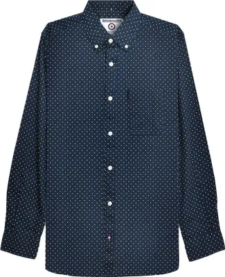 Produktbild von Lambretta - Hemd für Herren, Langärmlig LB381 (S) (Dunkel-Marineblau)