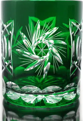 Produktbild von Whiskyglas Schleuderstern 280ml grün