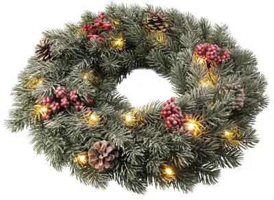 Obrázek produktu pro RETLUX RXL 410 Vánoční věnec, 20 LED, teplá bílá, průměr 40 cm, vnitřní použití, IP20