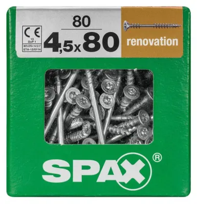 Produktbild von Spax Verlegeschrauben 4.5 x 80 mm TX 20 - 80 Stk.