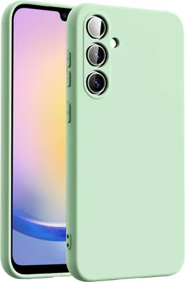 Immagine prodotto di Custodia per Samsung Galaxy A25 5G custodia protettiva del telefono cellulare in silicone gel, verde