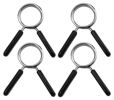 Produktbild von Hantelklemme Federklemme Hantelverschluss - 30 mm - 4 Stück - Federstahl - Für Hanteln und Hantelstangen