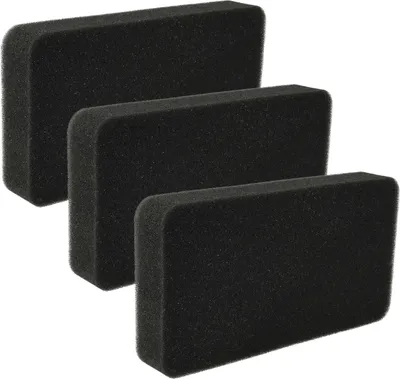 Produktbild von vhbw 3x Staubsaugerfilter kompatibel mit Rowenta RO6652, RO662911/410 - Intensium, RO664311/410 - Intensium, RO6643 Staubsauger - Schaumstofffilter