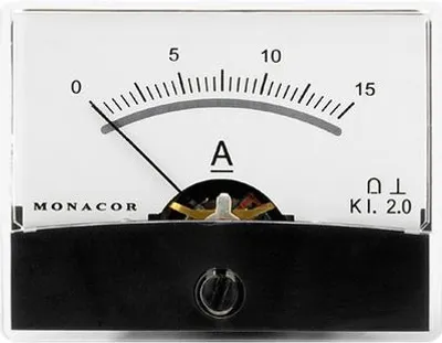 Produktbild von MONACOR PM-2/15A Drehspul-Einbauinstrumente