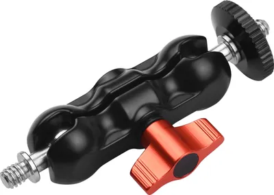 Produktbild von Andoer Knickarm-Monitorhalterung mit Doppelkugelkopf Standard 1/4-Zoll-Schraube fuer Kameramonitor LED-Licht Mikrofon Video-Rig