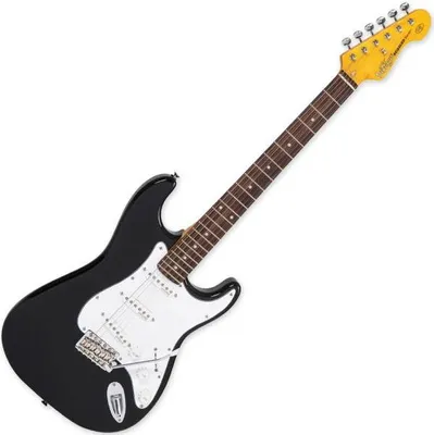 Zdjęcie produktu dla Gitara elektryczna Vintage V6BB Reissued Boulevard Black