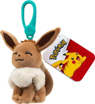 Obrázek produktu pro Jazwares Plyšový přívěšek na klíče Pokémon Series 1 Eevee 10cm