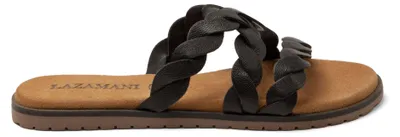 Produktbild von Lazamani Edsi Damen Leder-Pantoletten Black Größe 40