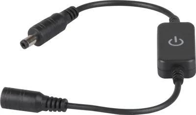Immagine prodotto di Interruttore touch con dimmer per strisce LED monocolore, nero, 12-24 V, 2 A, IP20  319074 Polux