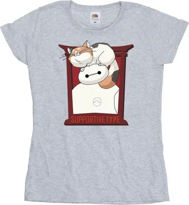 Produktbild von Disney - "Big Hero 6 Support" T-Shirt für Damen BI13277 (L) (Grau)