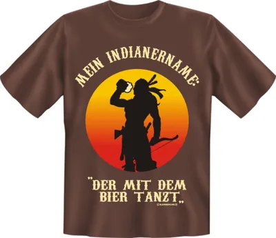 Produktbild von Indianername Der mit dem Bier - Textilien - T-Shirt