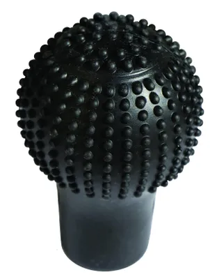 Image de Pommeau de levier de vitesses Simoni Racing, noir, en silicone