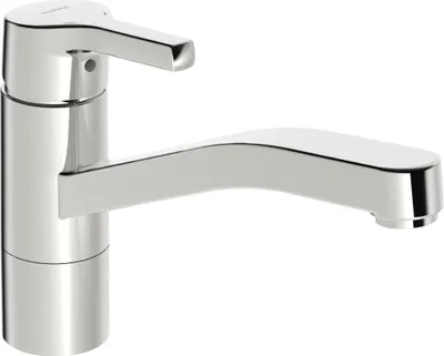 Produktbild von Hansa HA Einhebelmischer Küchenarmatur, HANSAPALENO, 5653, Ausladung 216 mm, DN15, Chrom, 1 Stk.