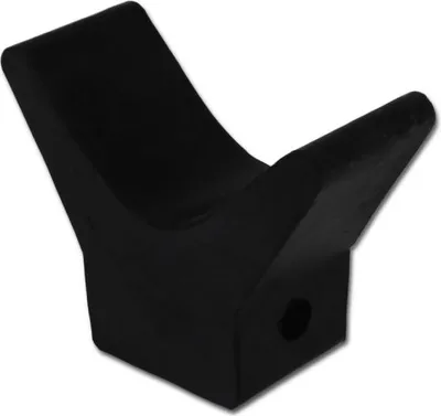 Produktbild von Bugpuffer für Trailer Gummi Schwarz 76 mm