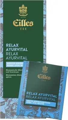 Produktbild von EILLES TEE Teebeutel RELAX AYURVITAL, Sparpack mit 2x25er Box