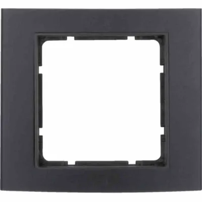 Produktbild von Berker Rahmen B.3 Alu 10113005 schwarz/anthrazit 1fach