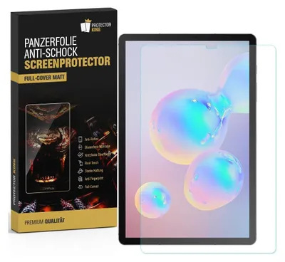 Produktbild von 2x Panzerfolie für Samsung Galaxy Tab S6 ANTI-SCHOCK Displayschutzfolie MATT