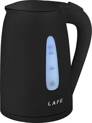 Produktbild von LAFE Essential Schwarzer Wasserkocher