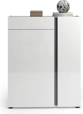 Produktbild von Schuhschrank >Atrium< in weiß, Holzwerkstoff - 91x115x34cm (BxHxT)