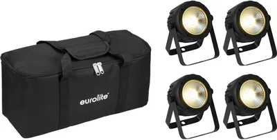 Produktbild von EUROLITE Set 4x LED PARty Spot COB + Soft-Bag (20000950)