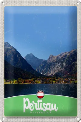 Produktbild von Blechschild Reise 20x30cm Pertisau Österreich See Natursicht