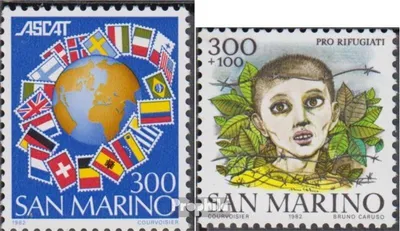Produktbild von Briefmarken San Marino 1982 Mi 1265,1270 (kompl.Ausg.) postfrisch ASCAt