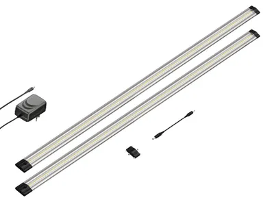 Productafbeelding van parlat LED inbouwverlichting SIRIS, plat, elk 90 cm, elk 963 lm, warm wit, set van 2