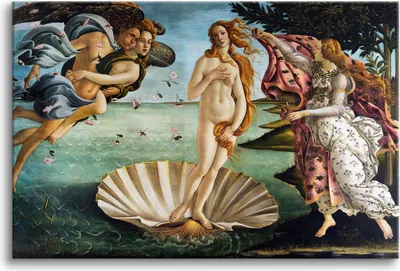 Obrázek produktu pro Zrození Venuše reprodukce Sandro Botticelli Nástěnné obrazy do obývacího pokoje
