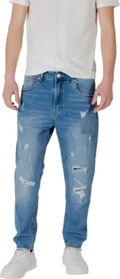 Image de Gianni Lupo jeans homme bleu azur printemps été : Taille - 44 Taille : 44