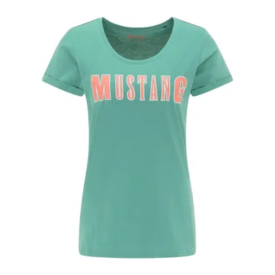 Immagine prodotto di MUSTANG Damen, Maglietta ALEXIA C PRINT, S, Blau, sport, tshirt, camicia
