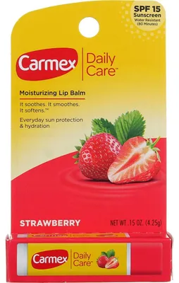 Obrázek produktu pro CARMEX | Balzám na rty, komfortní péče, ochrana proti mrazu, rtěnka | Jahoda - 4,25 g