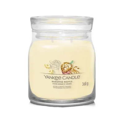 Image de Aromatic candle Signature glass medium Banoffee Waffle 368 g