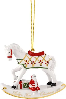 Produktbild von Villeroy & Boch Christbaumschmuck Hänger Schaukelpferd 2025 BHT 3.80x8.90x10.90