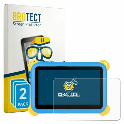 Produktbild von 2x Für Laptok Kt1008 7" Schutzfolie BROTECT Displayschutz Display Schutz Folie Klar Transparent