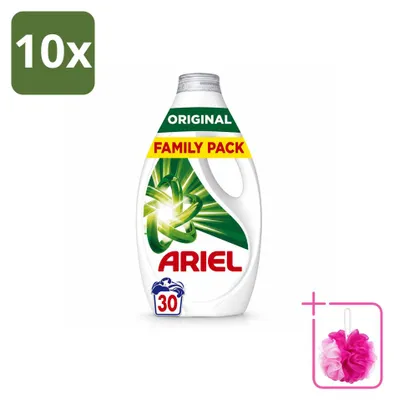 Produktbild von 10 x Ariel Flüssigwaschmittel Original - 1350 ml - Sparpackung - 10 Stücke