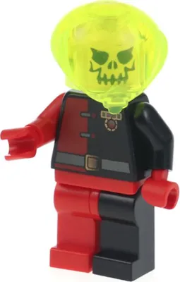 Produktbild von 1x Lego Minifigur Alpha Team Commander Ogel Minion Kopf weiß Helm 4793 alp018