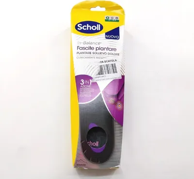Produktbild von Scholl In Balance Fußbett mit verstärktem Fußgewölbe und Fersenstütze Orthopädie Komfort Fußbettung