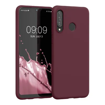 Produktbild von kwmobile Hülle kompatibel mit Huawei P30 Lite Hülle - weiches TPU Silikon Case - Cover geeignet für kabelloses Laden - Tawny Red